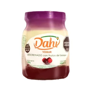 Yogur descremado con frutas Dahi