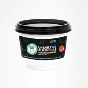 Untable de almendras sabor dulce de leche Felices las vacas